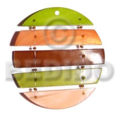 segmented kabibe shell circle 55mmm diameter 5
