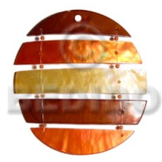 segmented kabibe shell circle 55mmm diameter 2