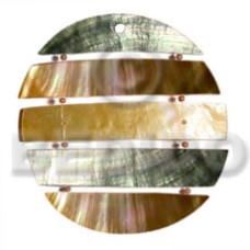 segmented 3 types of shelll circle 55mmm