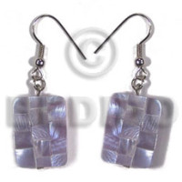 dangling rectangular 35mmx26mm lilac hammershell blocking