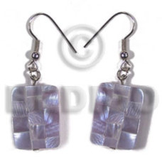 dangling rectangular 35mmx26mm lilac hammershell blocking