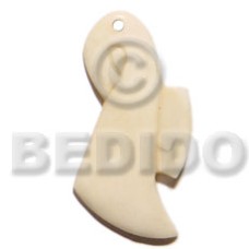 45mm art lady natural white bone