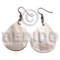 dangling 35mmx30mm kabibe shellteardrop