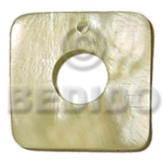 40mmx40mm light yellow square hammershell with 15mm