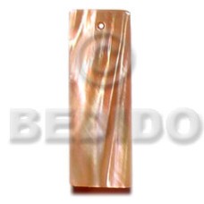 40mmx15mm brownlip with resin backing