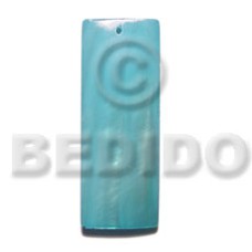 40mmx15mm aqua blue kabibe with resin backing