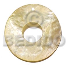40mm donut light yellow hammershell with
