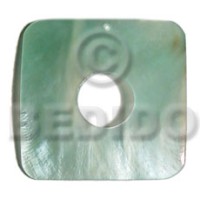 40mmx40mm square aqua hammershell with 15mm