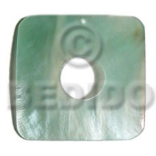 40mmx40mm square aqua hammershell with 15mm