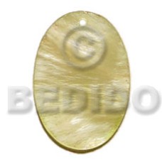 45mmx35mm oval yellow hammershell