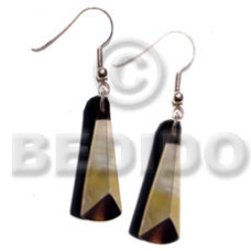 dangling 40mmx15mm 3 sided blacklip with resin backing