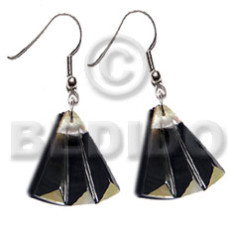 dangling 35mmx37mm laminated mop blacktab accordion fan pendant