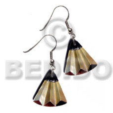 dangling 35mmx37mm laminated mop blacktab accordion fan pendant