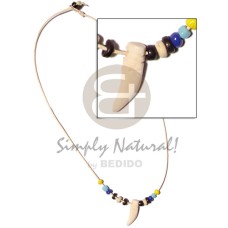 cord with 4 5 coco Pokalet and bone