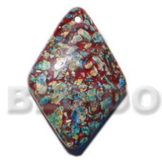 diamond  crushed limestones in resin 40mmx30mmx8mm