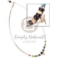 cord with multicolored beads coco Pokalet and shark