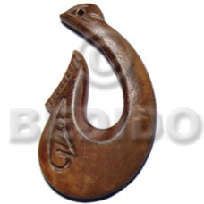 45mm antique carabao bone