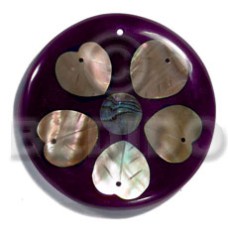 55mm round  7mm thickness  brownlip
