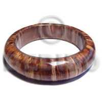 sai laminated rounded banana bark wooden bangle  height =18mmm  th