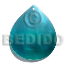 kabibe rounded teardrop 35mmx30mm two tone 