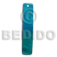 50mmx10mm rectangular two tone blue green combination kabibe