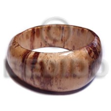 cindy laminated graduated ring chunky banana bark wooden bangle