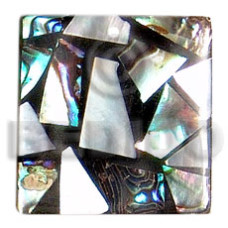 flat square black resin with 20mmx20mm