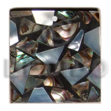 flat square black resin with 30mmx30mm