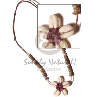 double sided sigay choker in wax cord