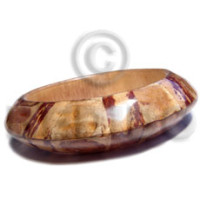 faith laminated saucer chunky banana bark ypil ypil leaves w