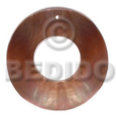40mm brownlip ring with 18mm center hole