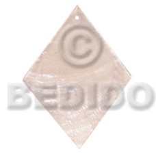 40mmx29mm natural white capiz diamond