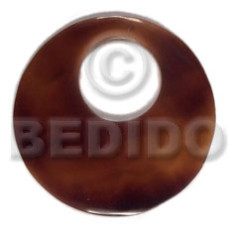 40mm round blacktab with 16mm hole