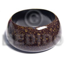 eclectic fusion collection  wooden bangle wrapped in navajo tri
