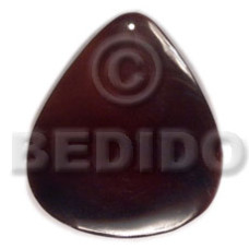 40mmx34mm blacktab rounded teardrop