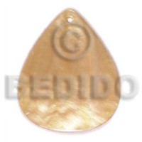 40mmx34mm mother of pearl shell (MOP) rounded teardrop