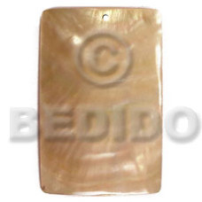 40mmx27mm rectangular mother of pearl shell (MOP)