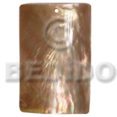 40mmx27mm rectangular brownlip