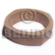 raw natural wooden bangle casing only height =25mm  70mm inner diame