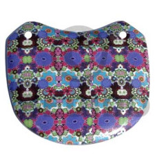 eclectic fusion collection  83mmx83mm wooden pendant wrapped i