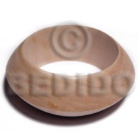 raw natural wooden bangle casing only height = 32mm  70mm inner diam