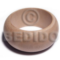 raw natural wooden bangle casing only height =37mm  70mm inner diame