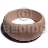 raw natural wooden bangle casing only front height = 35mm back height =22m