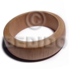 raw natural wooden bangle casing only height = 27mm  70mm inner diam