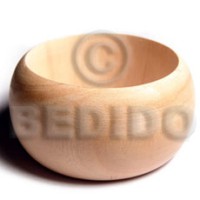 raw natural wooden bangle casing only height = 40mm  70mm inner diam