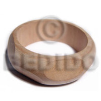 raw natural wooden bangle casing only height = 25mm  70mm inner diam