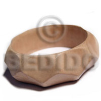 raw natural wooden bangle casing only height = 25mm  65mm inner diam