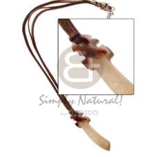 leather thong with 35mm hammershell sword with