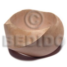 raw natural wooden bangle casing only height = 35mm  inner diameter=