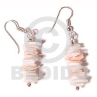 dangling white rose with pink rose accent